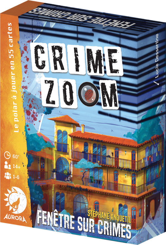 boite jeu Crime Zoom Fenetre sur Crimes