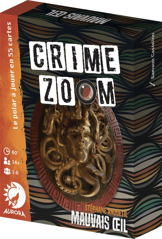 boite jeu Crime Zoom Mauvais Oeil