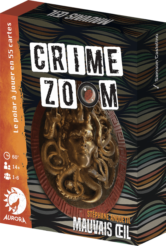 boite jeu Crime Zoom Mauvais Oeil