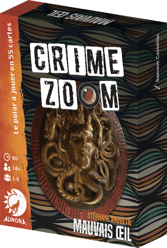 boite jeu Crime Zoom Mauvais Oeil