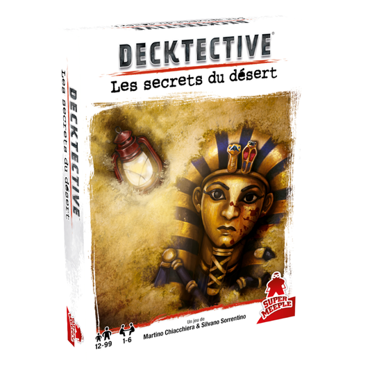 boite jeu Decktective Les Secrets du Desert