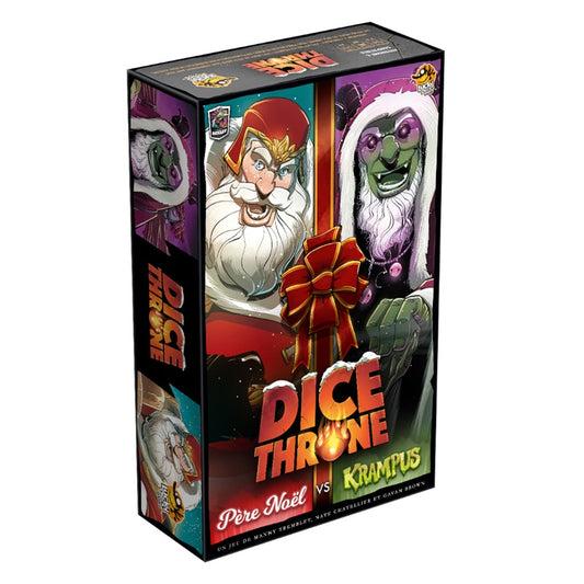 boite jeu Dice Throne Pere Noel vs Krampus