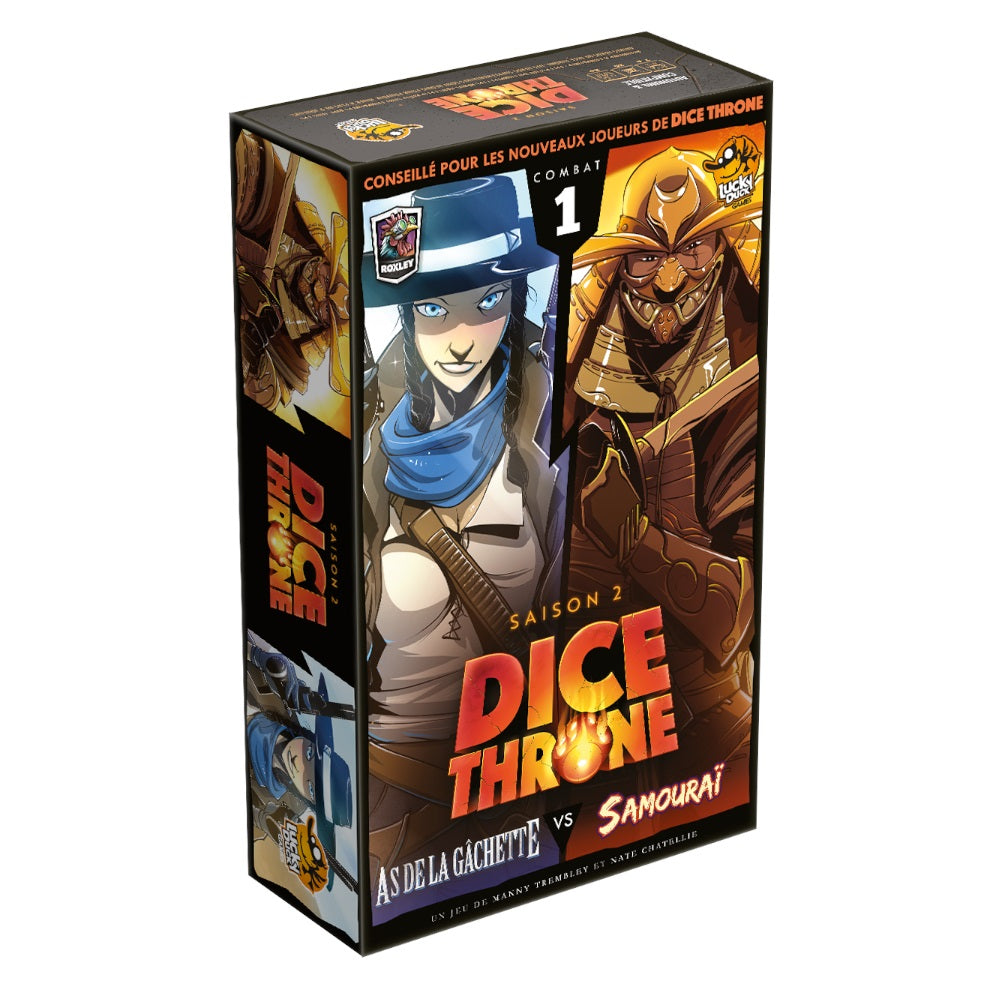 boite jeu Dice Throne S2 As de la gachette vs Samourai