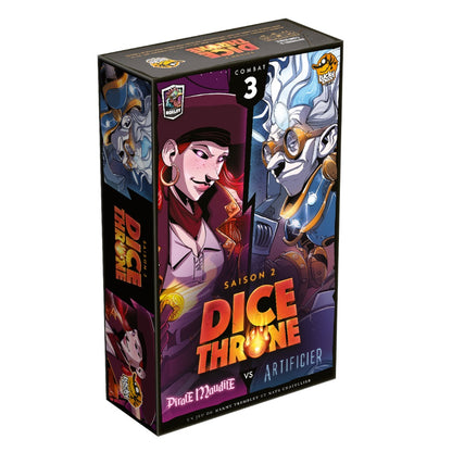 boite jeu Dice Throne S2 Pirate maudite vs Artificier