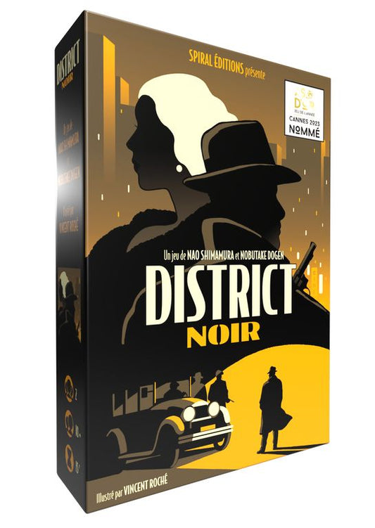 boite jeu District Noir
