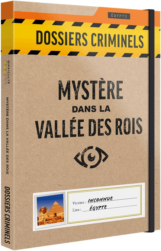 boite jeu Dossiers Criminels Mystere Dans La Vallee Des Rois