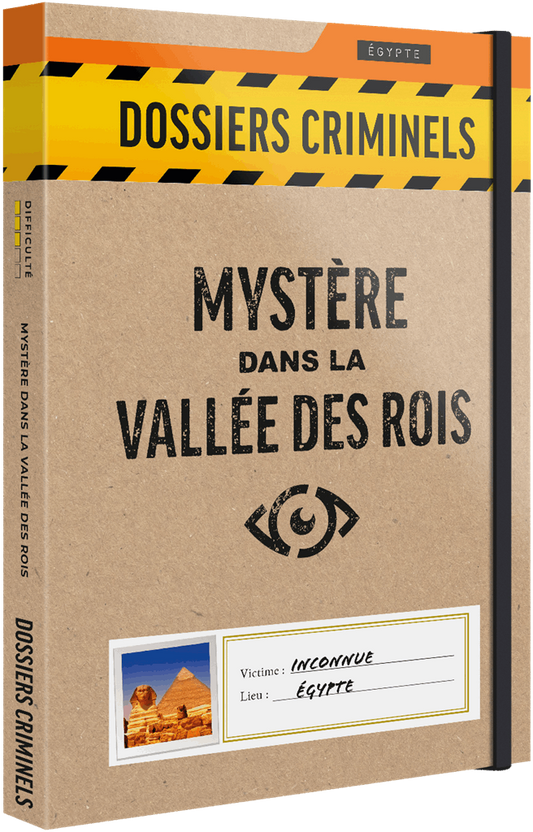 boite jeu Dossiers Criminels Mystere Dans La Vallee Des Rois