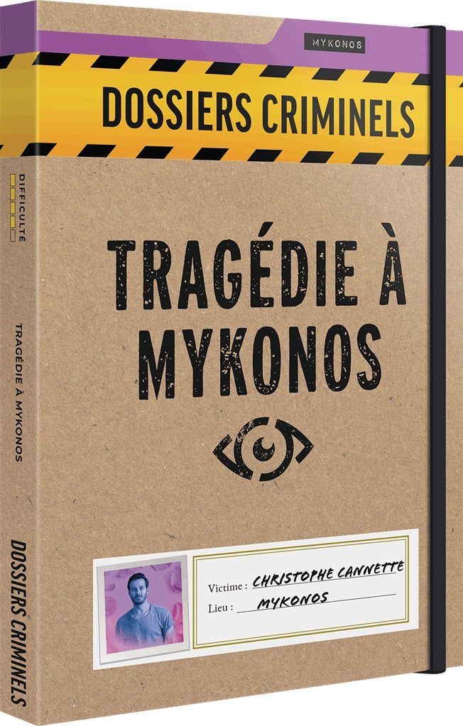 boite jeu Dossiers Criminels Tragedie a Mykonos