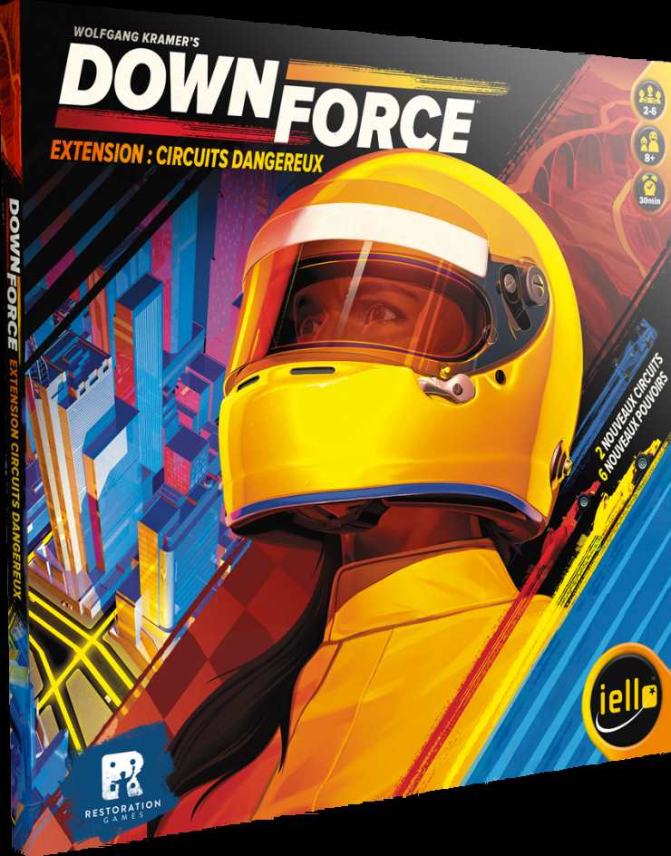 boite jeu Downforce Circuits dangereux