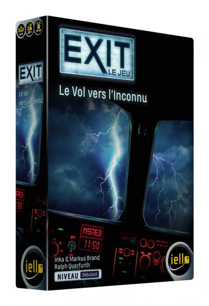 boite jeu EXIT Le Vol vers l'inconnu