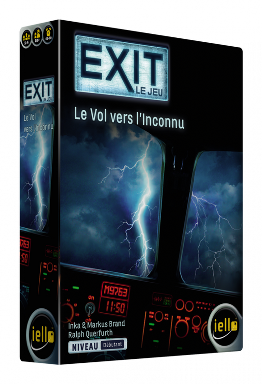 boite jeu EXIT Le Vol vers l'inconnu