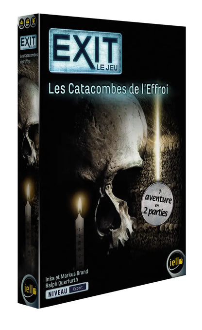 boite jeu EXIT Les Catacombes de l'Effroi