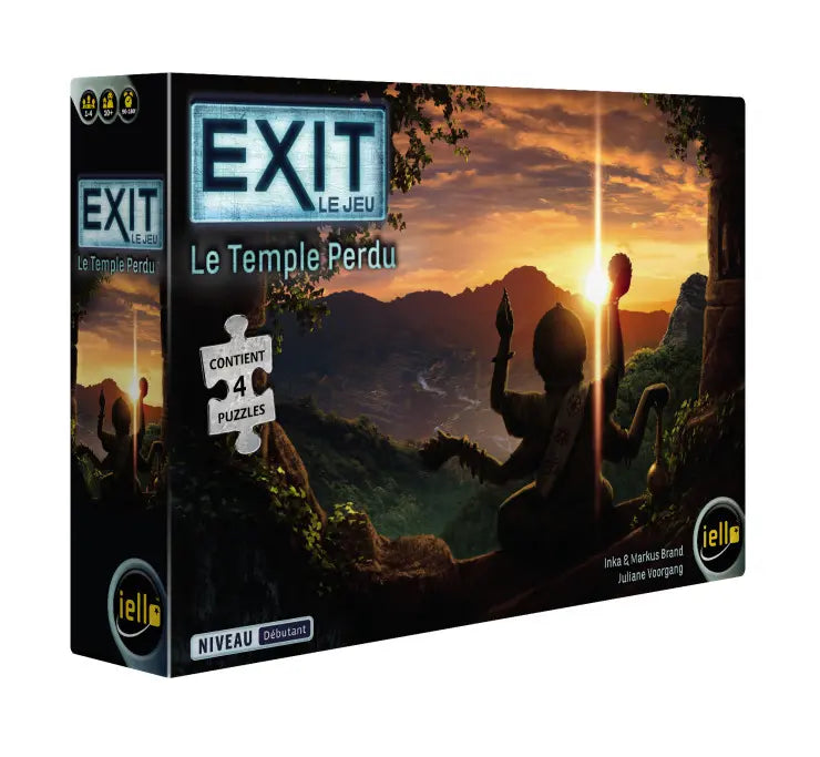 boite jeu EXIT PUZZLE Le Temple Perdu