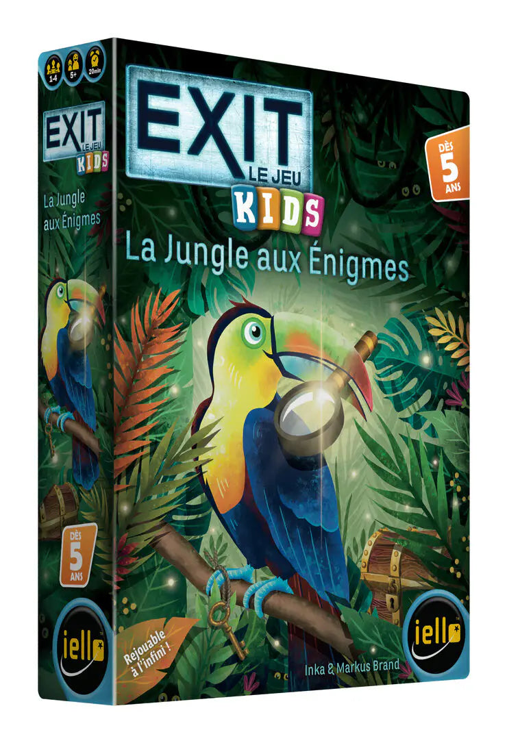 boite jeu Exit Kids La jungle aux enigmes