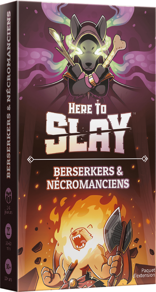 boite jeu Here To Slay Berserkers et Necromanciens