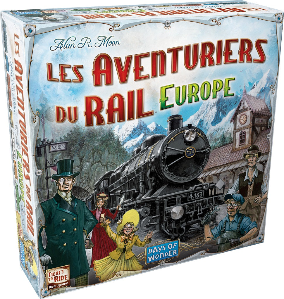 boite jeu Les Aventuriers du rail Europe