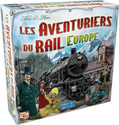 boite jeu Les Aventuriers du rail Europe