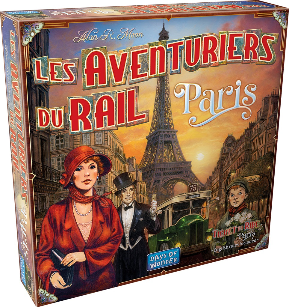 boite jeu Les Aventuriers du rail Paris