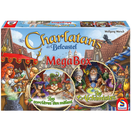 boite jeu Les Charlatans de Belcastel megabox