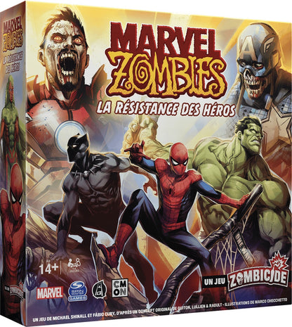 boite jeu Marvel Zombies La resistance des heros