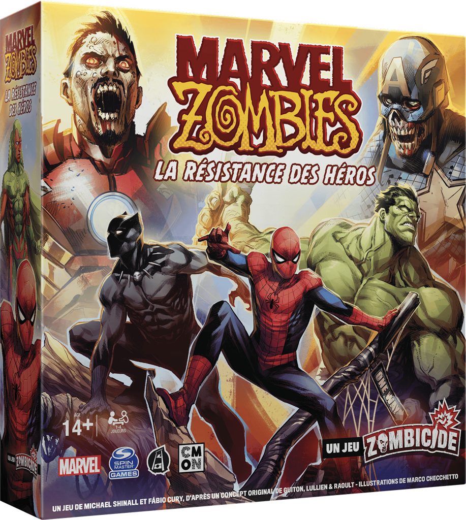 boite jeu Marvel Zombies La resistance des heros