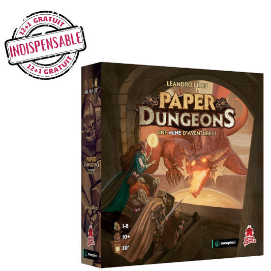 boite jeu Paper Dungeons