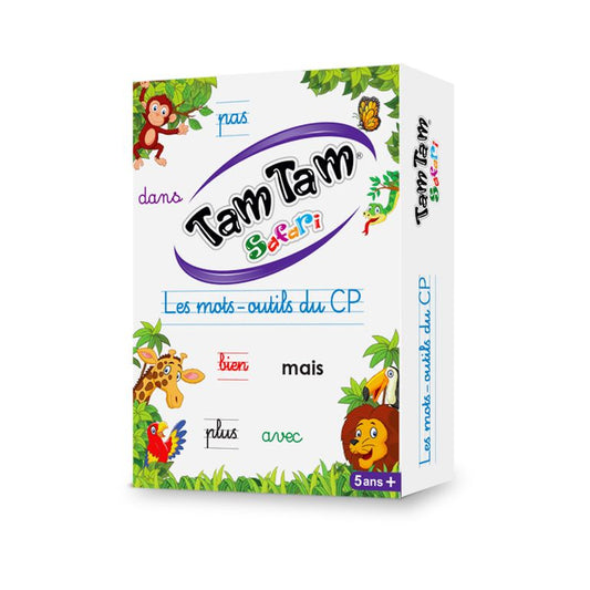 boite jeu Tam Tam Safari les mots outils du cp
