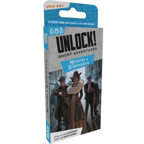 boite jeu Unlock Short Adventures Meurtre a Birmingham