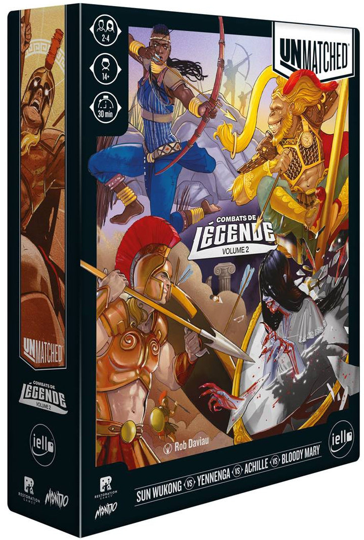 boite jeu Unmatched VOL.2 Combats de legende