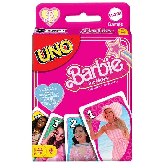 boite jeu Uno Barbie le film
