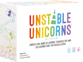 boite jeu Unstable Unicorns