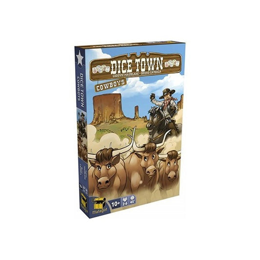 boite jeu dice town cowboy