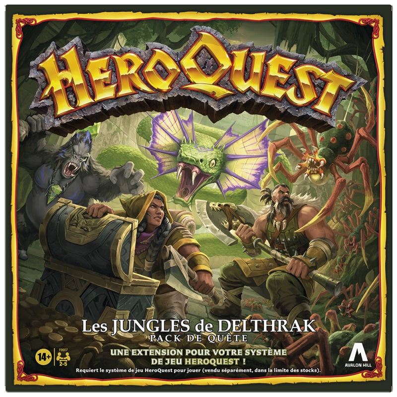 boite jeu heroquest les jungles de delthrak