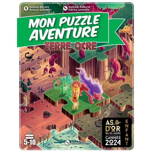 boite jeu puzzle aventure terre d'ocre