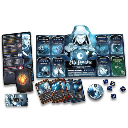 cartes 2 jeu Dice Throne S1 Barbare vs Elfe Lunaire