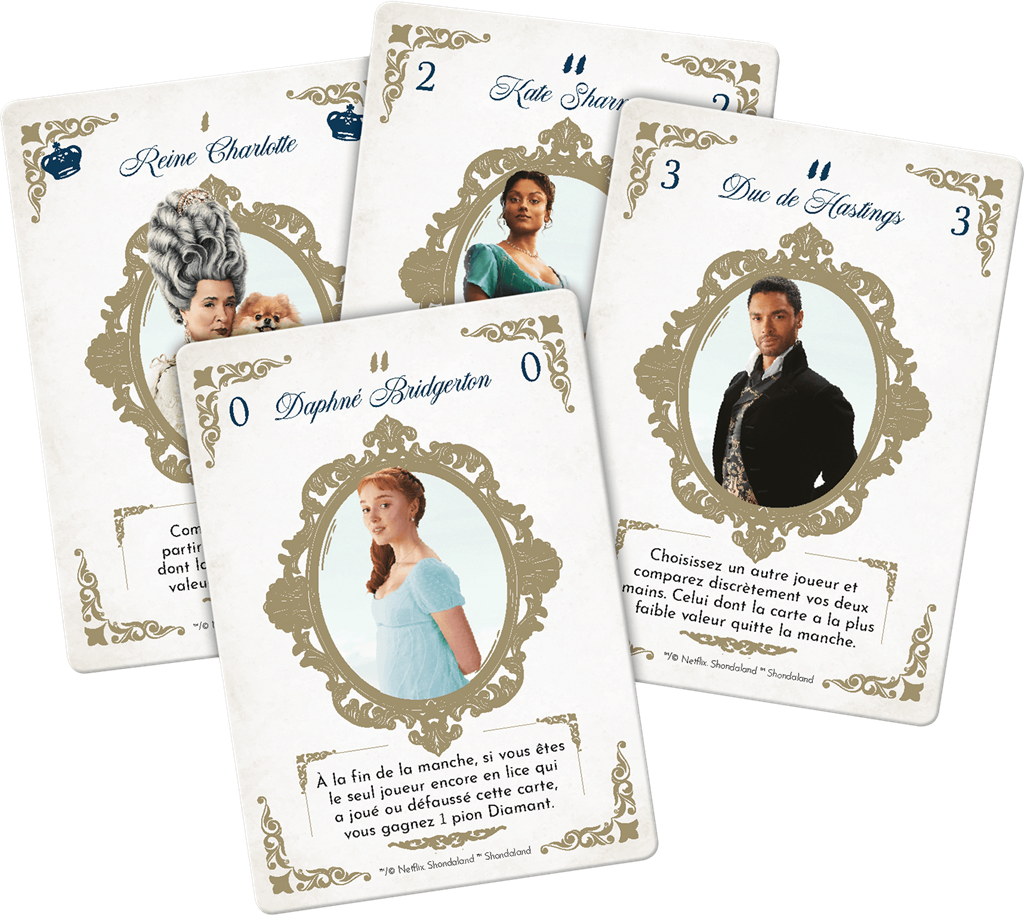 cartes 2 jeu Love Letter Bridgerton