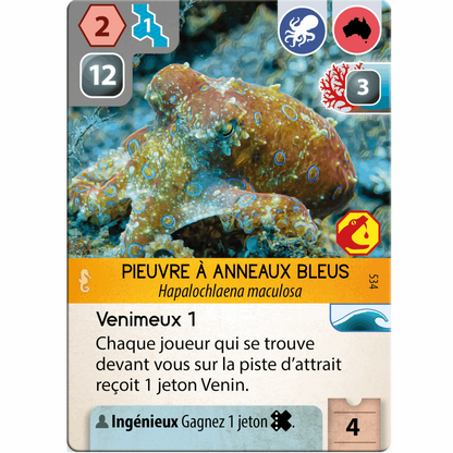 cartes 3 jeu Ark Nova Extension Mondes Marins