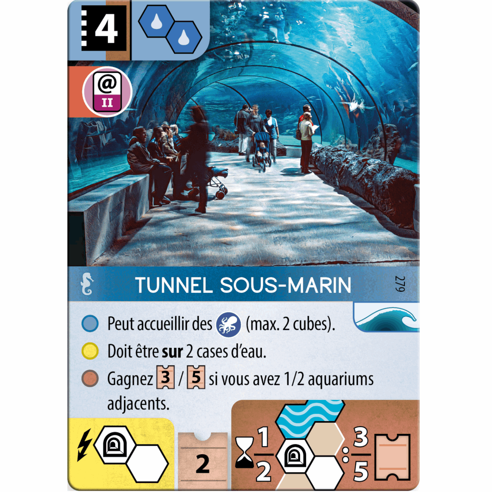 cartes 4 jeu Ark Nova Extension Mondes Marins