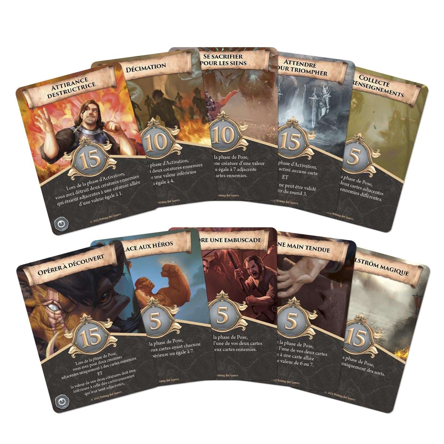 cartes jeu Arackhan Wars