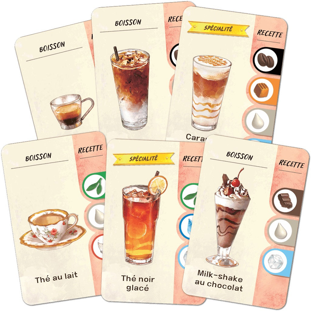 cartes jeu coffee rush