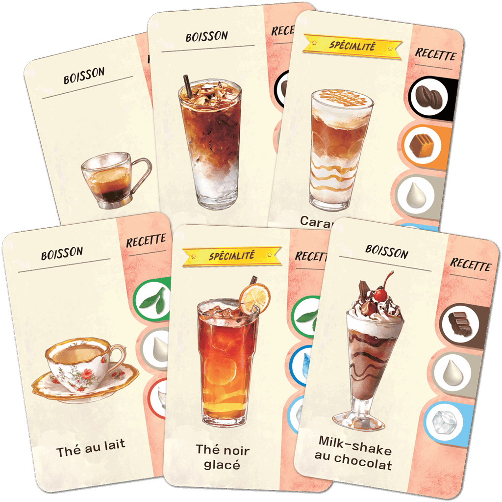 cartes jeu Coffee Rush