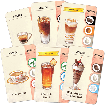 cartes jeu Coffee Rush