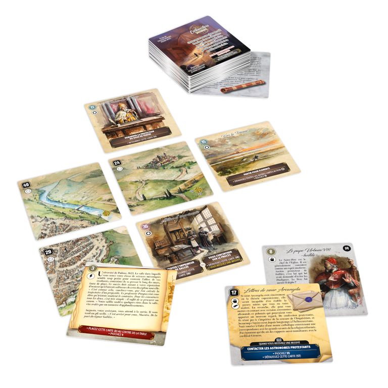 cartes jeu cartaventura cosmologia