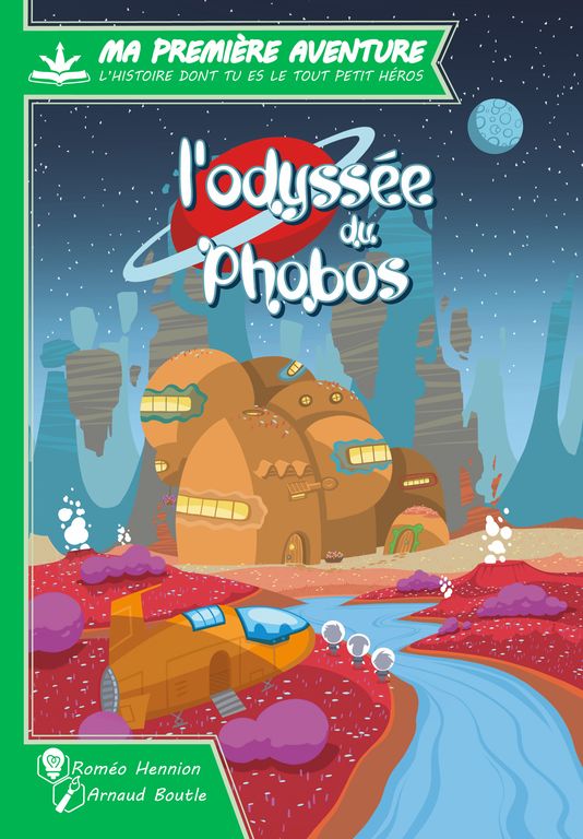 couverture livre aventure Phobos