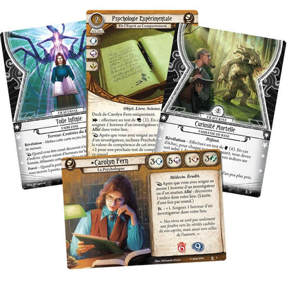 deck investigateur Horreur a Arkham Carolyn Fern cartes