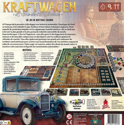 dos boite jeu Kraftwagen