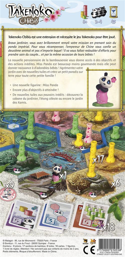 dos boite jeu Takenoko Chibis