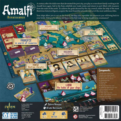 dos boite jeu Amalfi Renaissance