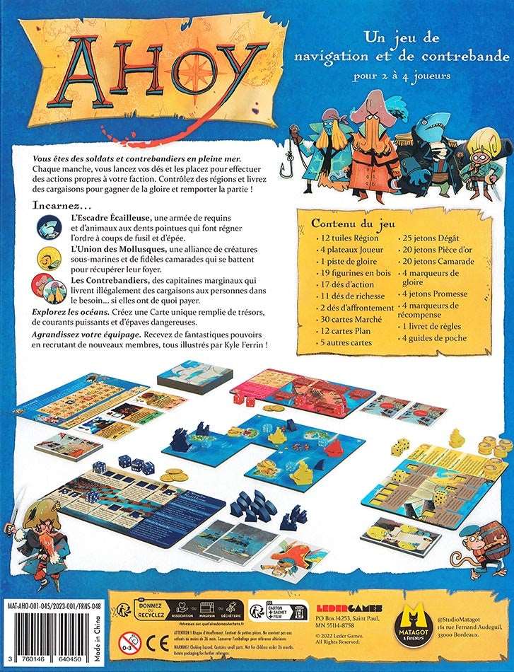 dos boite jeu Ahoy