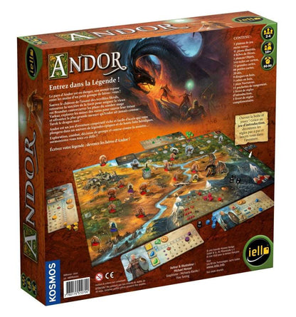 dos boite jeu Andor